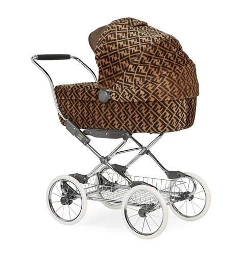 fendi kids fun fur pram|fendi all over stroller.